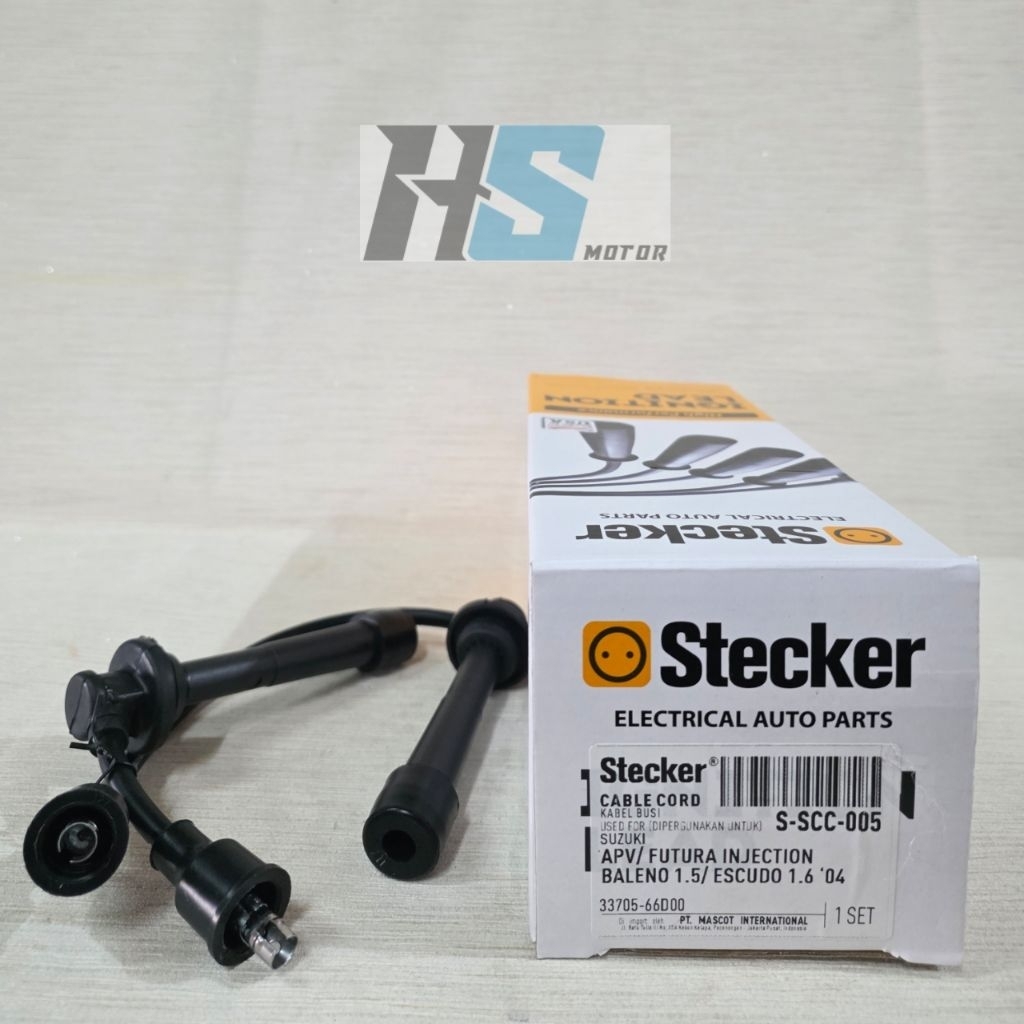 KABEL BUSI SPARK CORD WIDE PLUG MOBIL SUZUKI APV APV ARENA FUTURA INJEKSI INJECTION BALENO 1.5 ESCUD