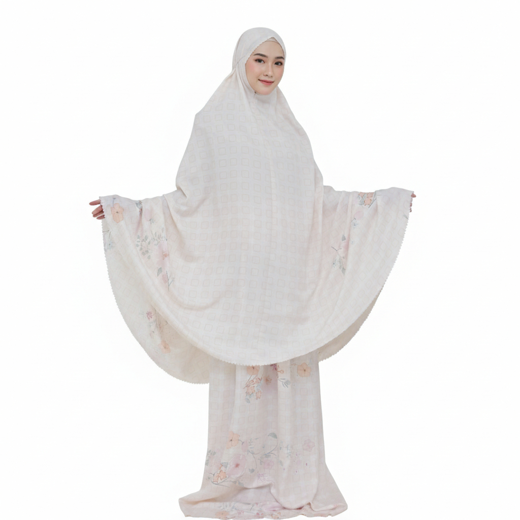 Rayna Prayer Set Mukena Dewasa Motif Premium - Arsy X Zahira