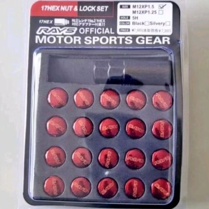 baut roda universal ulir 1.5 cocok untuk mobil pajero fortuner hilux triton