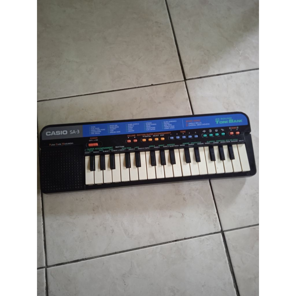 piano casio sa3 Japan bekas normal