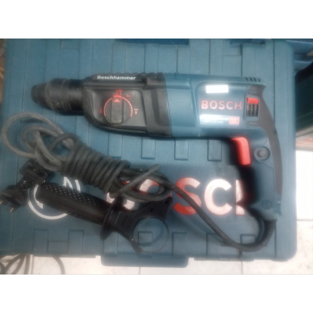 Mesin Bor Tembok GBH 2-26 DRE Profesianal  Rotary Hammer Drill Bosch (bekas)