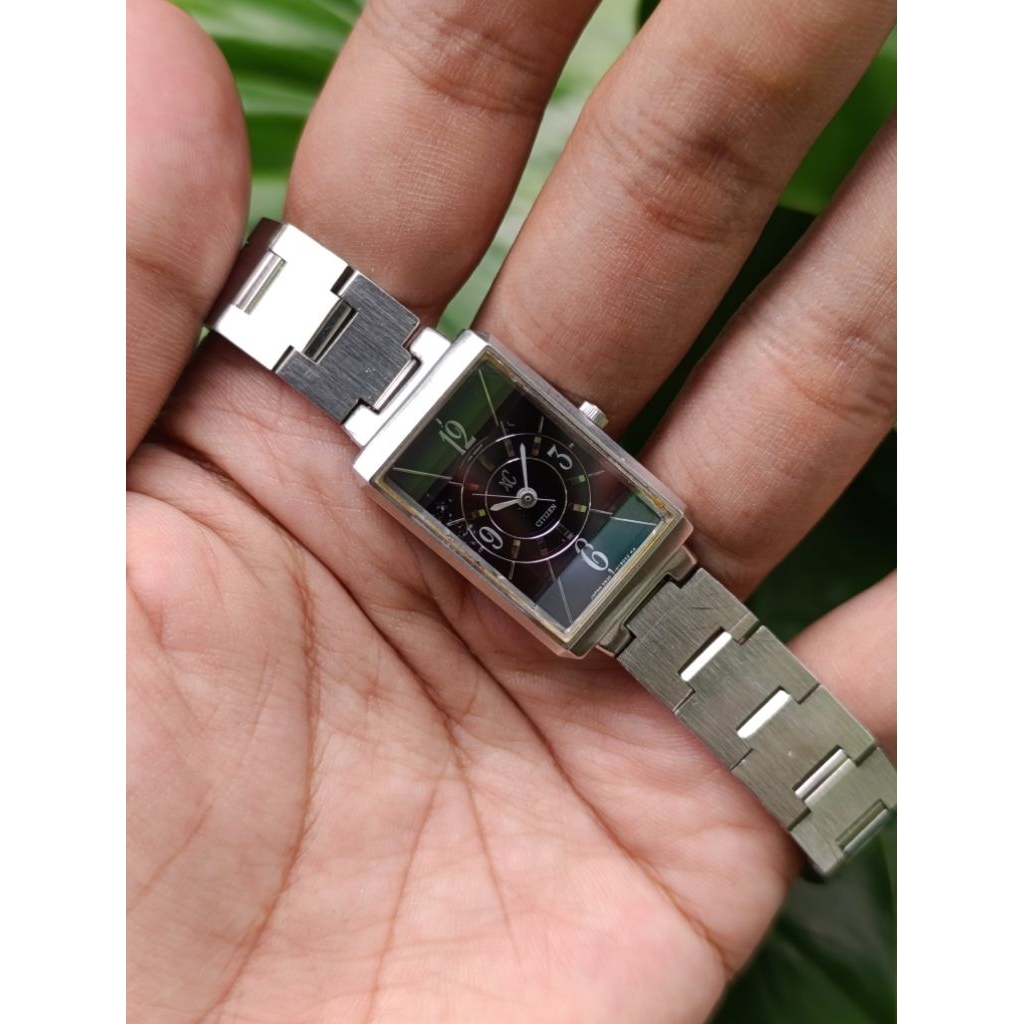 Jam Tangan Vintage Citizen Tank xC Black Dial Quartz