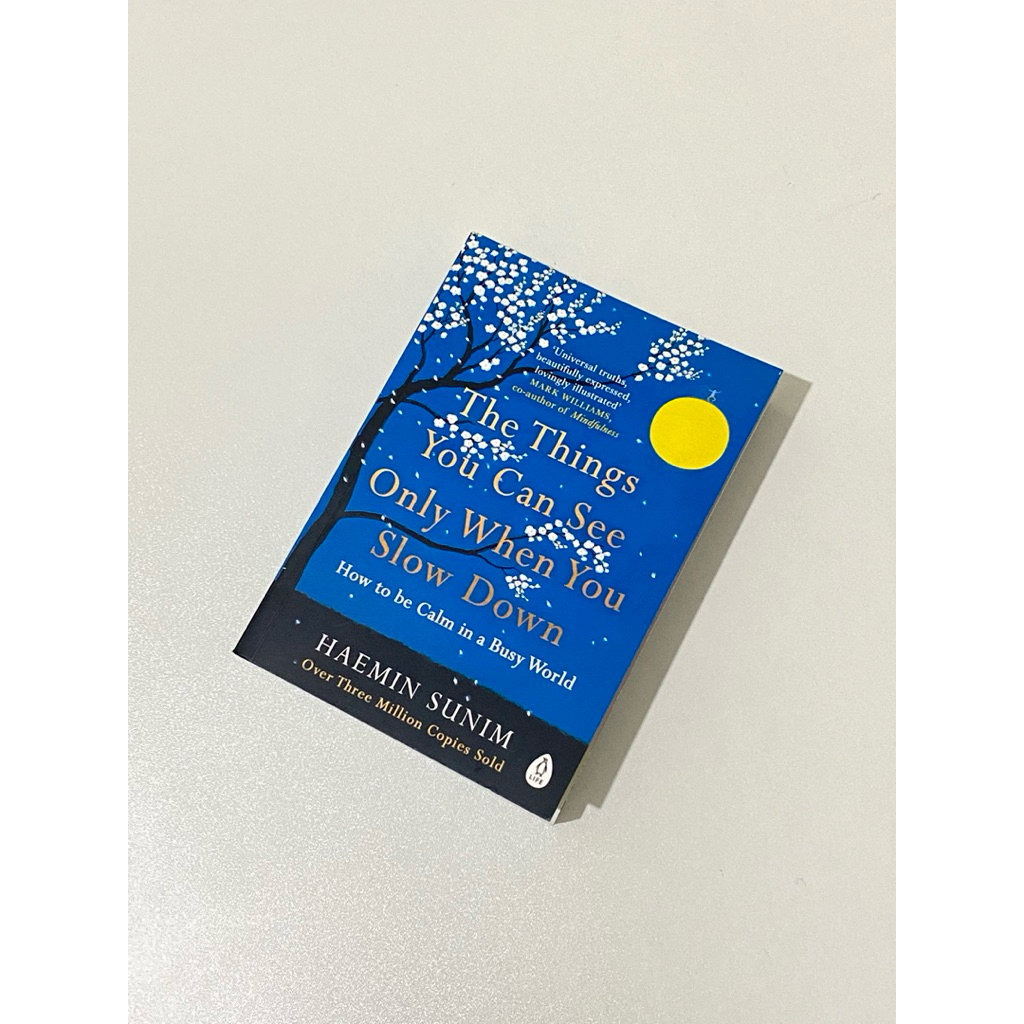 PRELOVED BUKU THE THINGS YOU CAN SEE ONLY WHEN YOU ARE SLOW DOWN