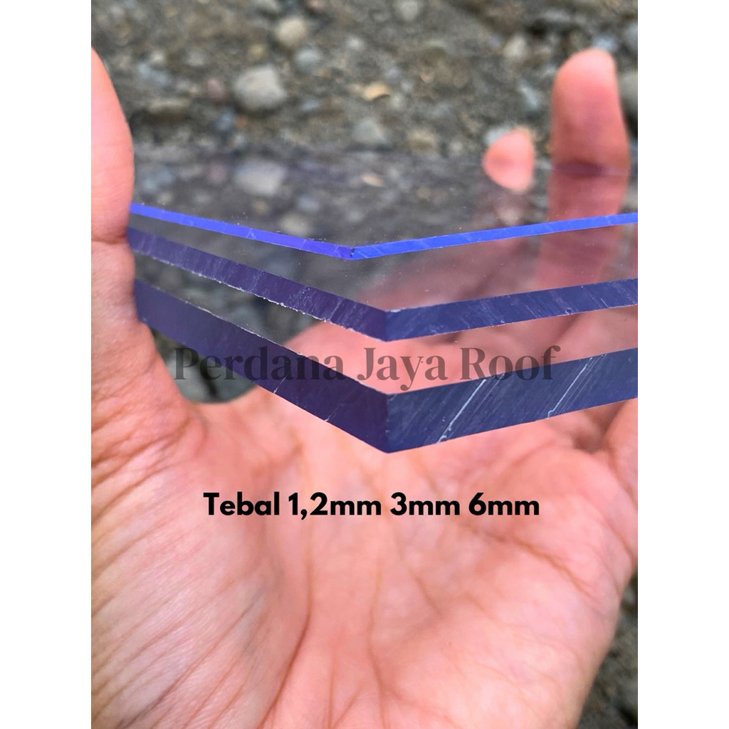 [INVOICE] Atap SOLARTUFF FLAT SOLARFLAT 6mm anti UV Polycarbonate Solid