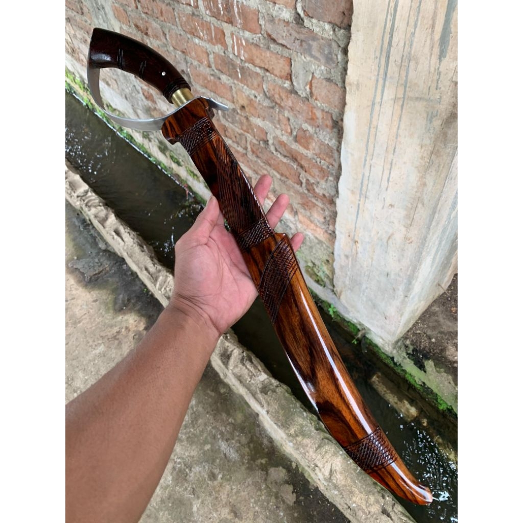 PISAU PERSIA 40CM ASLI BAJA/ PISAU ARABIAN/ PISAU TAJAM