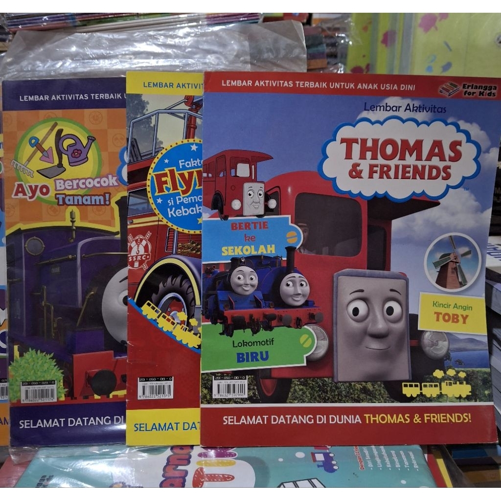 ERLANGGA FOR KIDS. LEMBAR AKTIVITAS TERBAIK UNTUK ANAK USIA DINI. THOMAS & FRIENDS. MEMBUAT MAINAN C