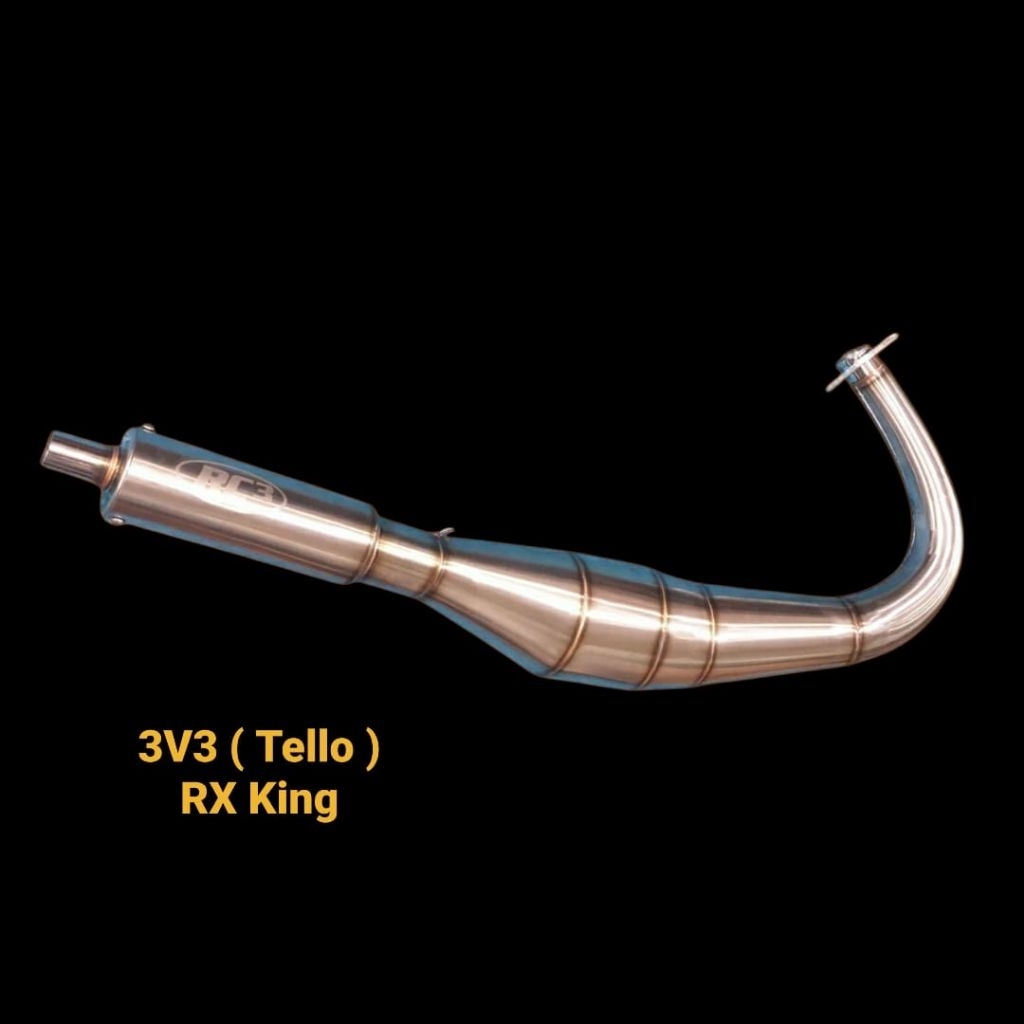 knalpot RC3 RX King tello 3V3 stenlis