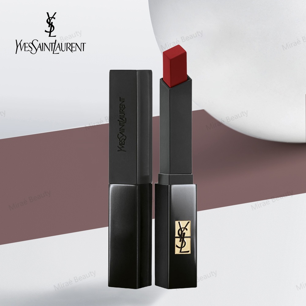 YSL Lipstik The Slim Matte Longwear – Lipstik Super-Slim 1.2g, Matte Tahan Lama & Warna Intens