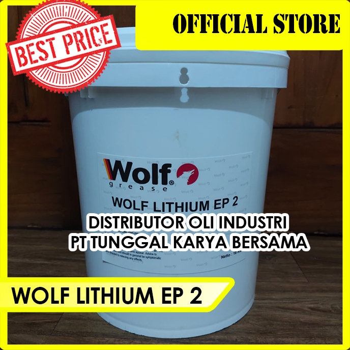 WOLF LITHIUM EP 2 ( GREASE PELUMAS - 16 KG )