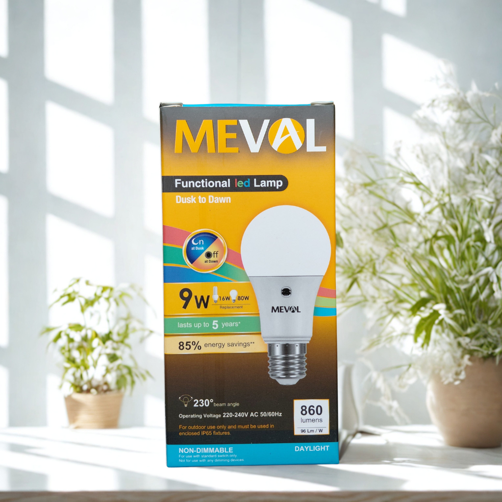 Meval Lampu LED Photo Sensor Cahaya Matahari Advance Series Lampu Sensor Cahaya Matahari