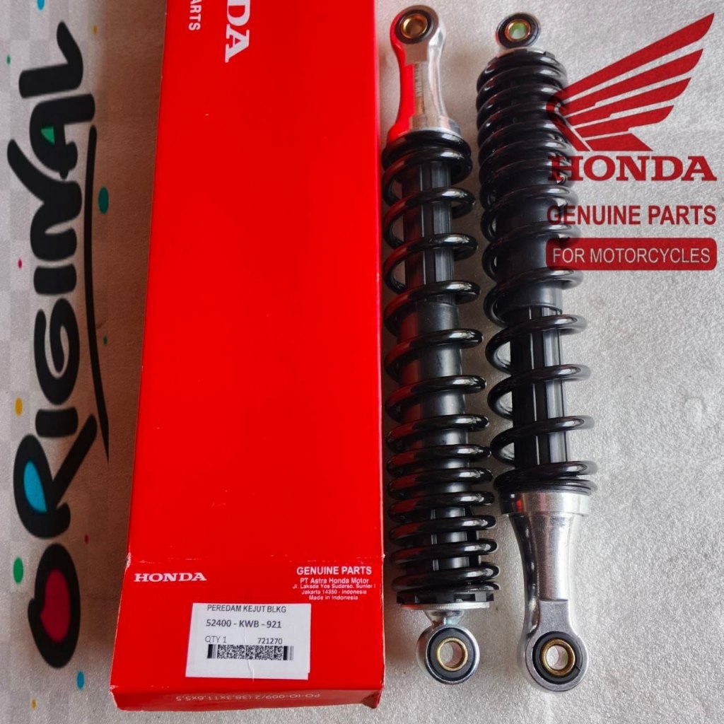 SHOCK SOK BREGES BELAKANG KWB REVO ABSOLUTE, BLADE ORI OEM HONDA