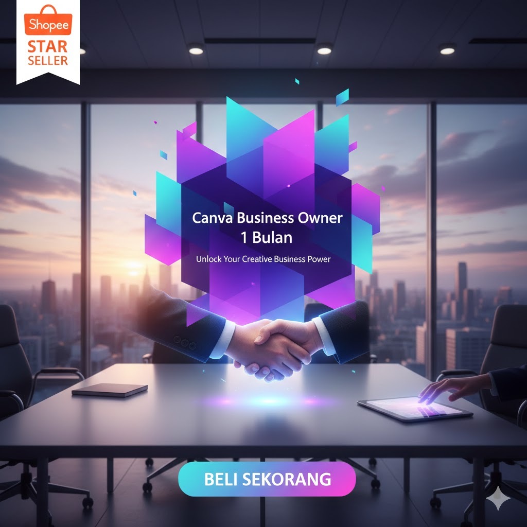 Canva Business Owner 1 Bulan => Unlock Semua Fitur