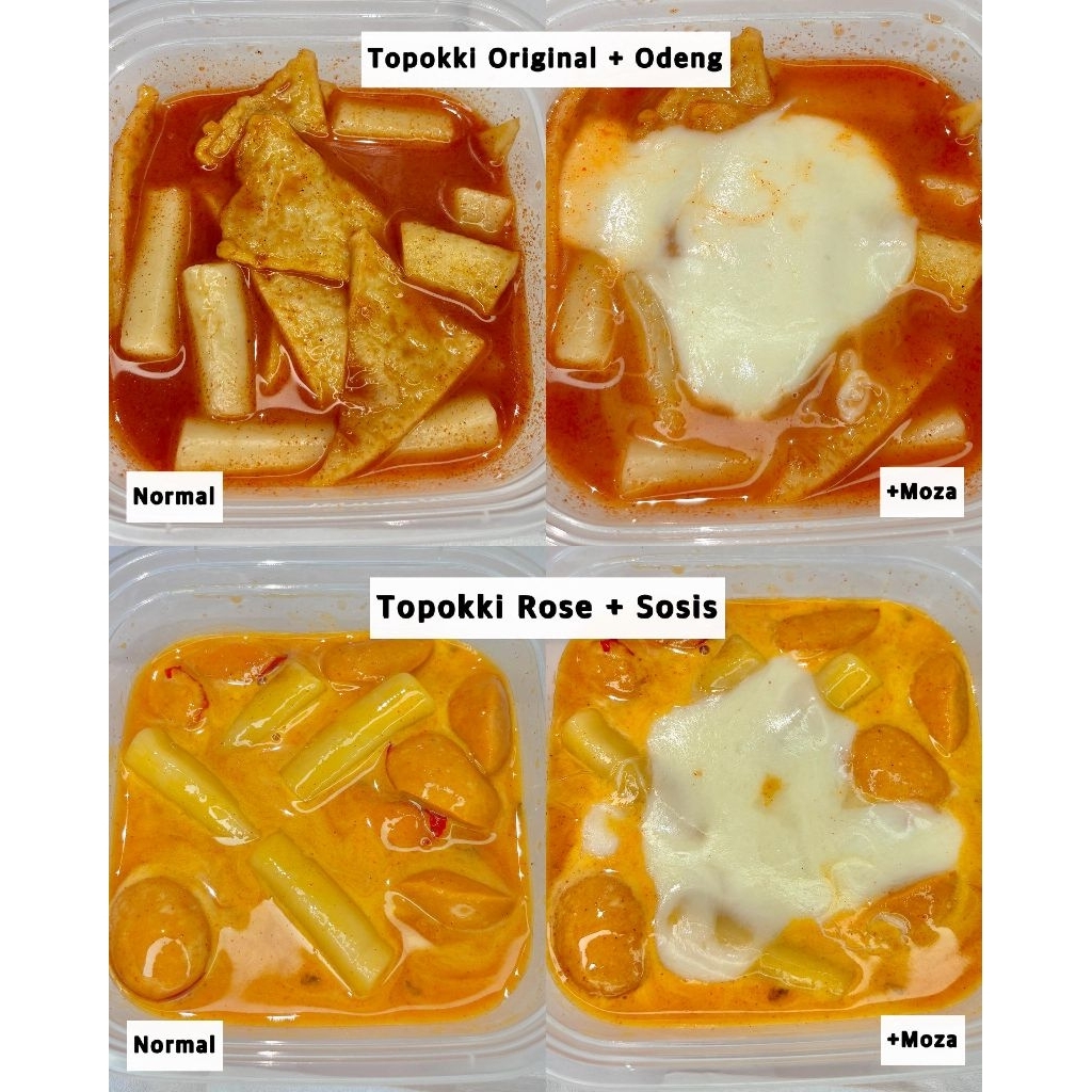 Topokki Rose Sosis & Topokki Original Odeng