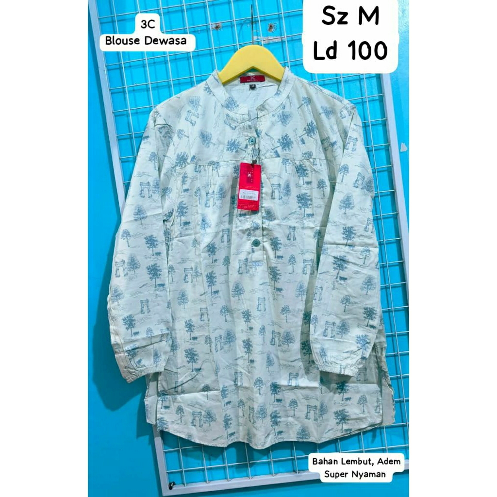 Long Tunik Wanita Dewasa Original Brand 3C