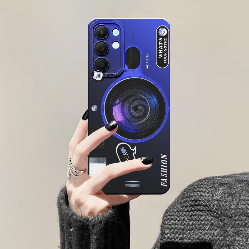 Case For Realme C85 / Realme 15X Motif Candy Camera Casing Handphone Pelindung Hp Procam Lucu - BNR3