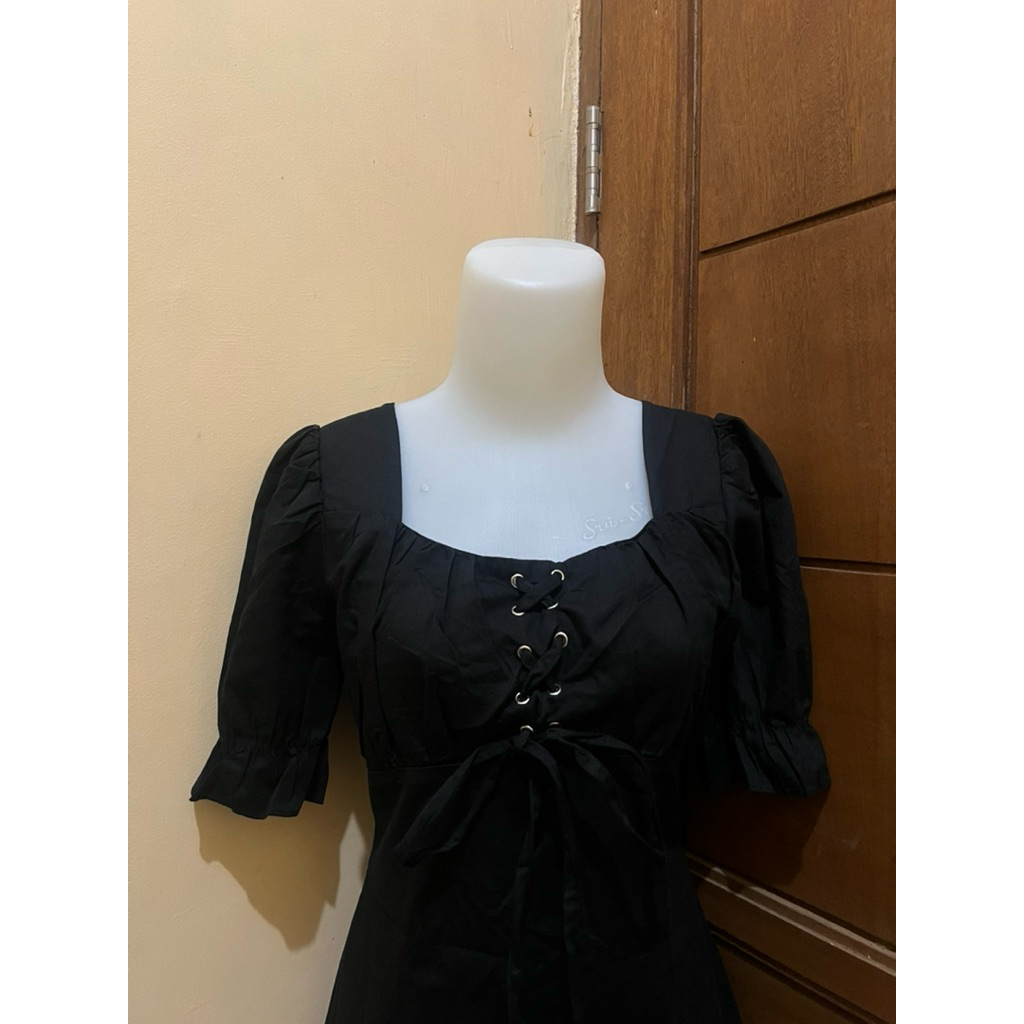 Dress Pesta/ Dress Dinner/ Summer Dress Hitam