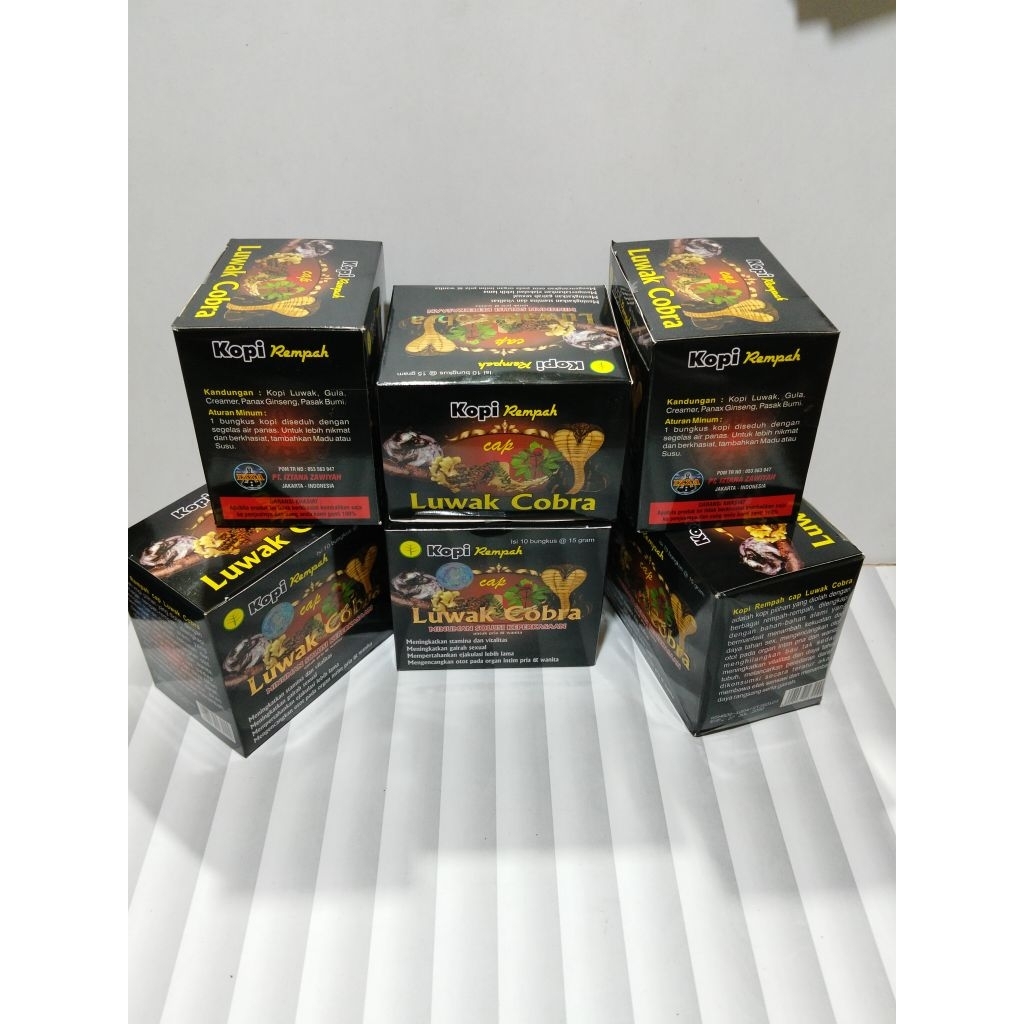 kopi luwak cobra (isi 10 sachet)