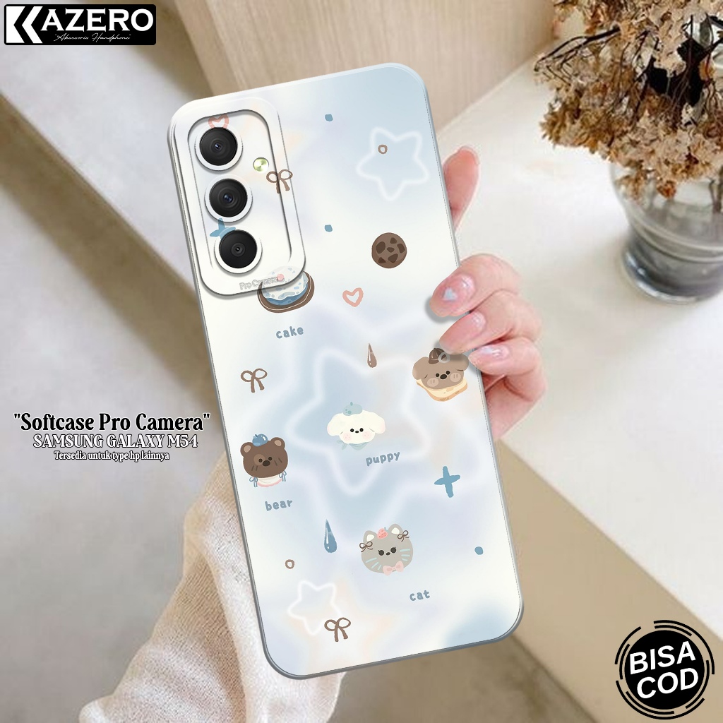 Kesing Samsung Galaxy M54 Fashion Case Kartun Softcase Samsung Galaxy M54 Silikon Pro Camera Casing 