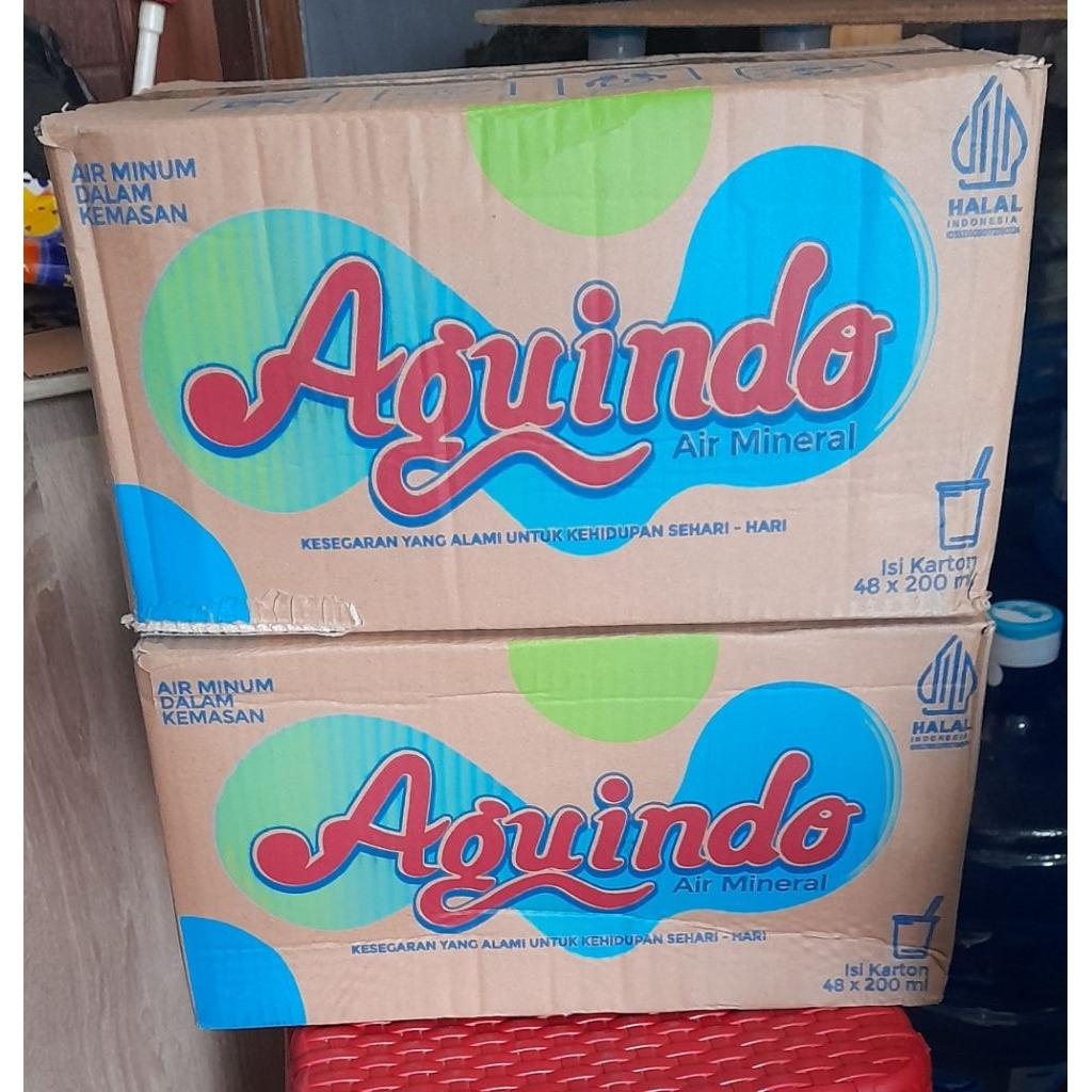 AQUINDO air mineral 220 ml x96 pcs (Paket 2 Dus)