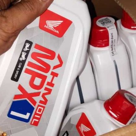 Oli AHM MPX 1 1Liter / Oli Pelumas Genset , Oli Motor Asli Barcode