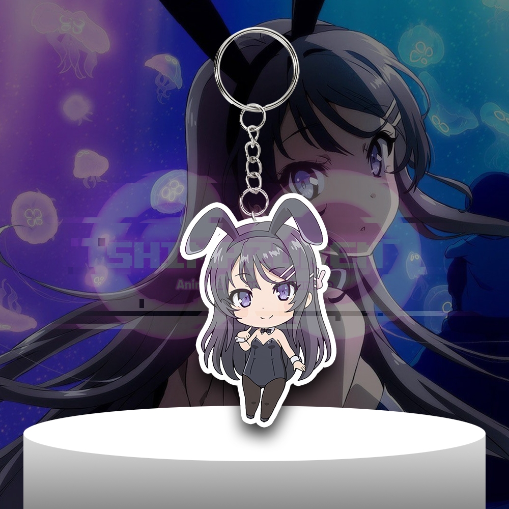 Gantungan Kunci Anime Seishun Buta Yarou Mai Sakurajima - Ganci Akrilik - Keychain Acrylic