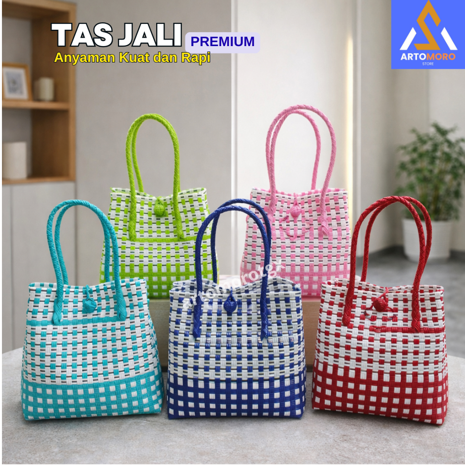 TAS JALI KAPASITAS 8kg GULA / BERAS / Tas Anyaman Jali Premium
