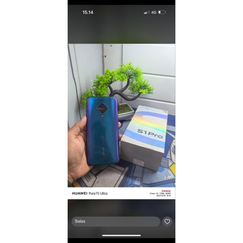 vivo s1pro 8/128gb