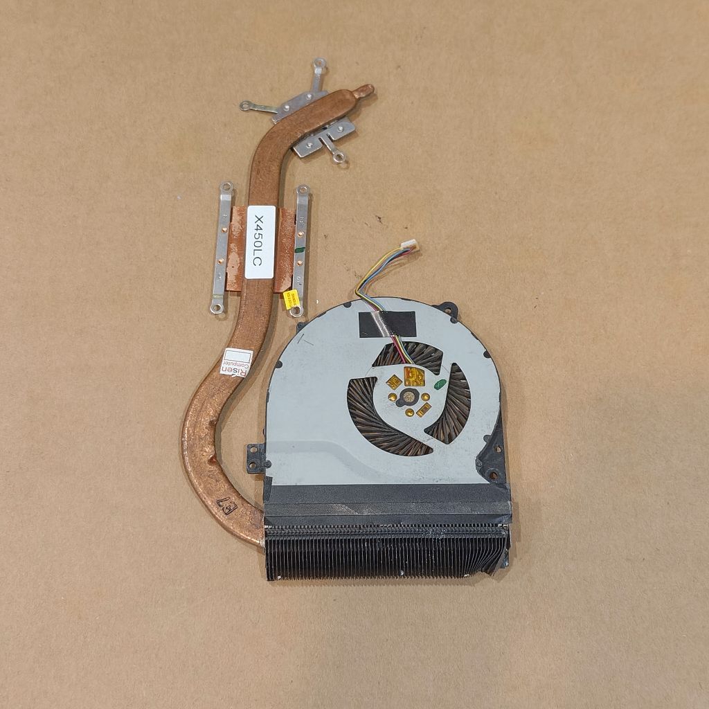 HSF DUAL VGA HEATSINK Fan Asus X450C Hetsink Fun Kipas Besi Pendingin Prosesor Kondisi second Normal