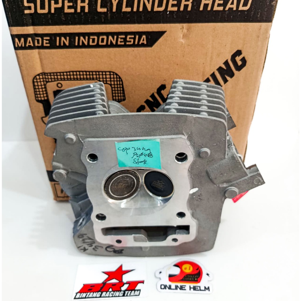 HEAD BRT CRF 150 PORTING CNC KLEP 34 29 & 36 31 ALBRONZE NICKELBRONZE CRF VERZA NEW MEGAPRO 150