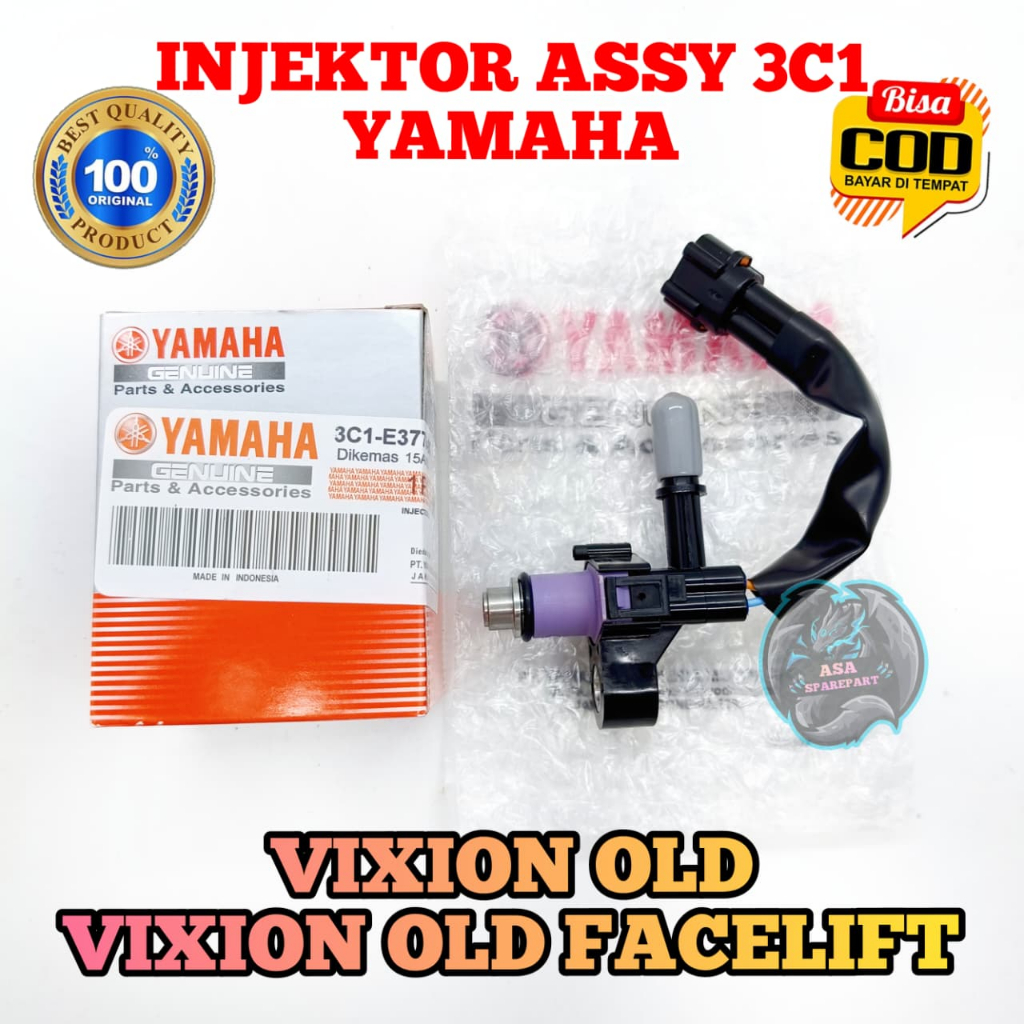 Injektor Assy 3C1 motor Yamaha Vixion Old , Vixion Old Facelift  injector nozzle injeksi kualitas as