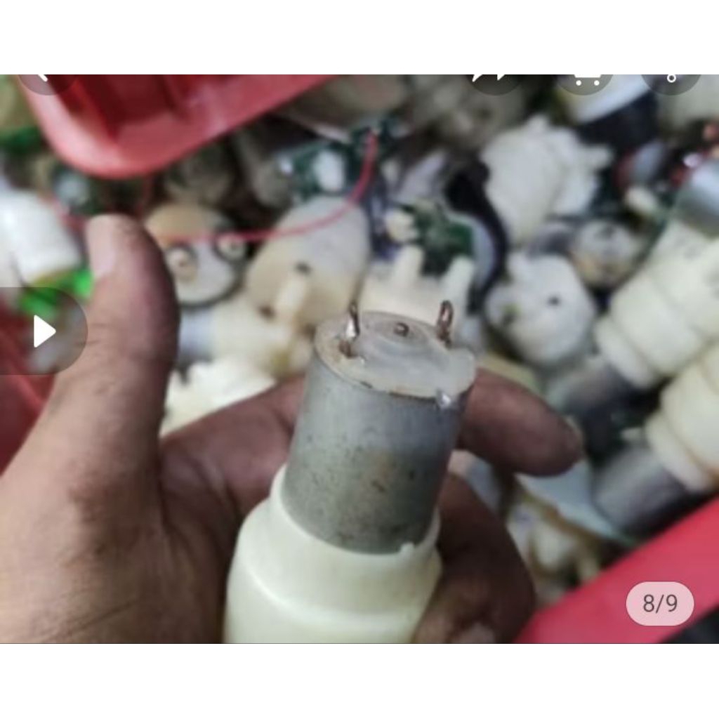 kondisi bekas normal mini pump DC 5- 12 V dinamo motor pump 5V DC motor pump hisap tiup