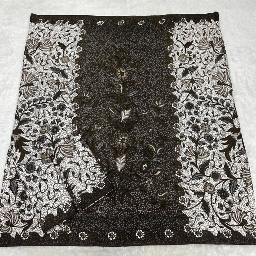 sarung Goyor printing batik Pekalongan capung putih