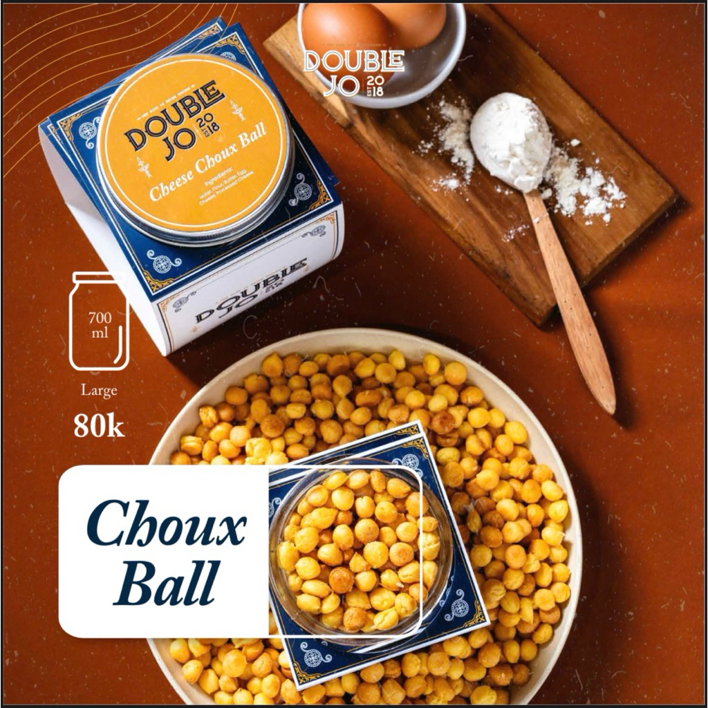 Double Jo Kitchen Cheese Choux Ball / Kue Kering Keju Bola