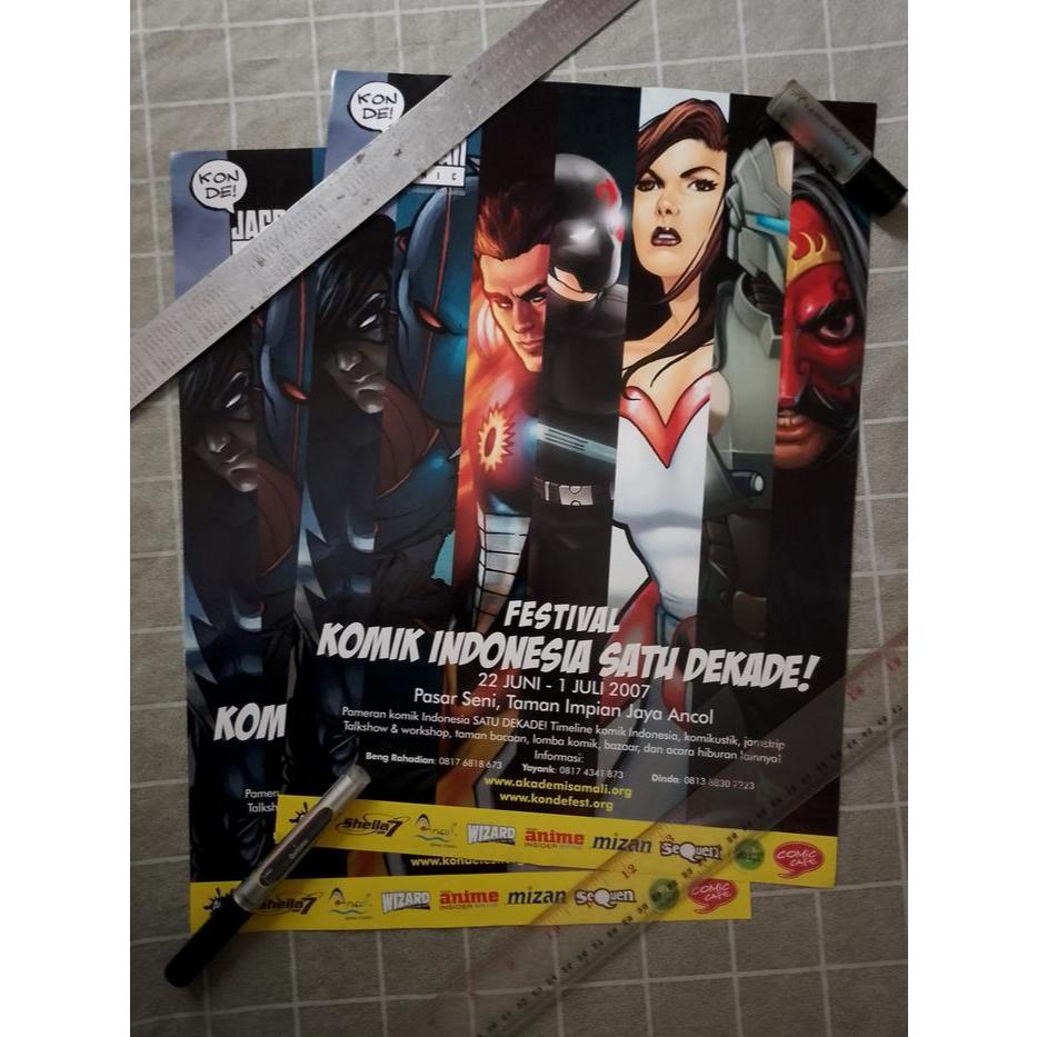 Poster Flyer Jagoan Komik