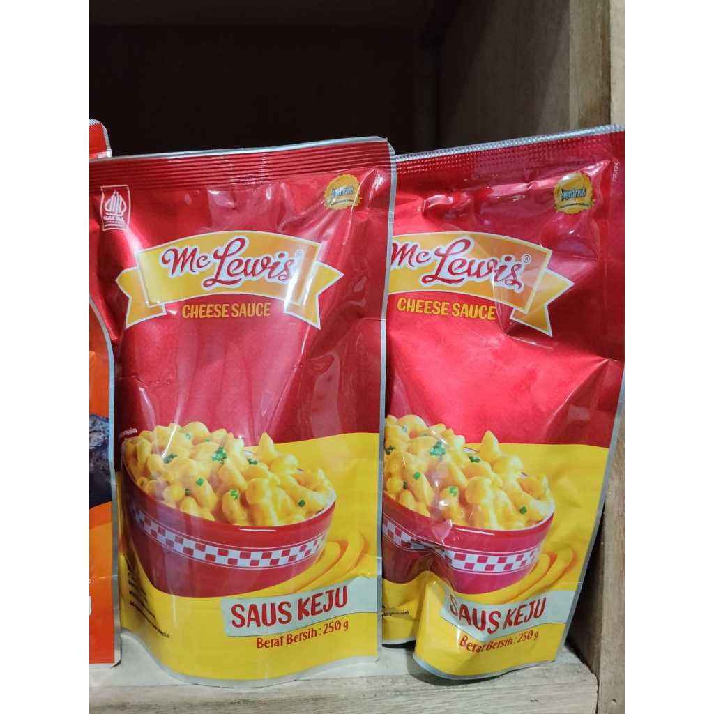 MC LEWIS Saus Keju 250gr Rasa Keju Lezat Untuk Makanan Harian/saus keju 250gr
