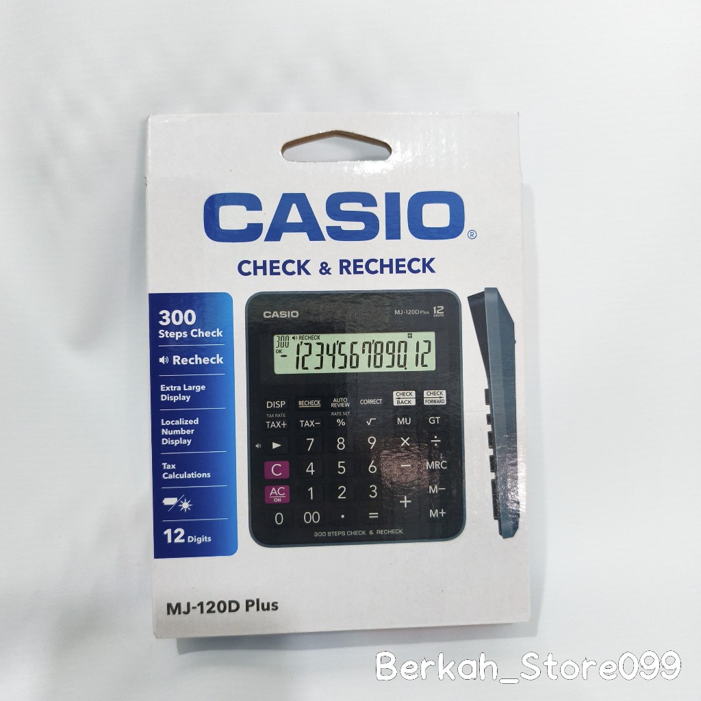 Kalkulator Casio 12 Digit MJ-120D Plus