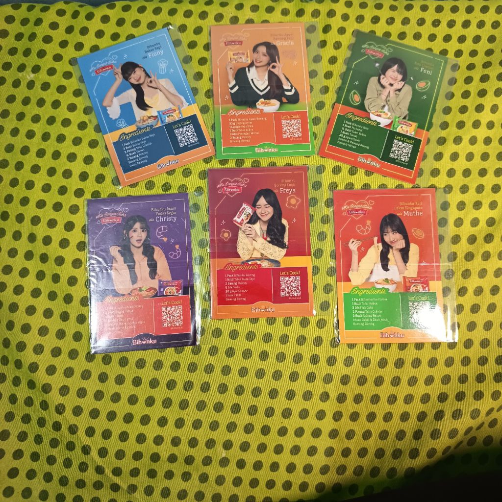 Photocard Bihunku x Jkt48 official