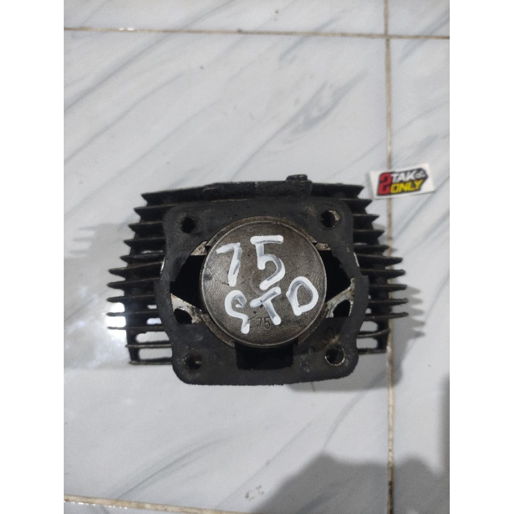 blok Yamaha alfa sigma original os 75 standar belum Porting