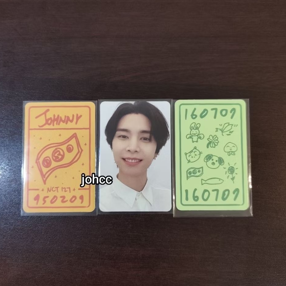 Johnny NCT127 6th Anniversary Lucky Card Set