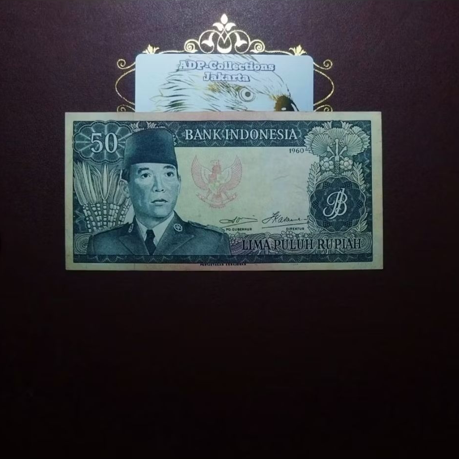 Uang Kuno 50 Rupiah Sukarno Tahun 1960