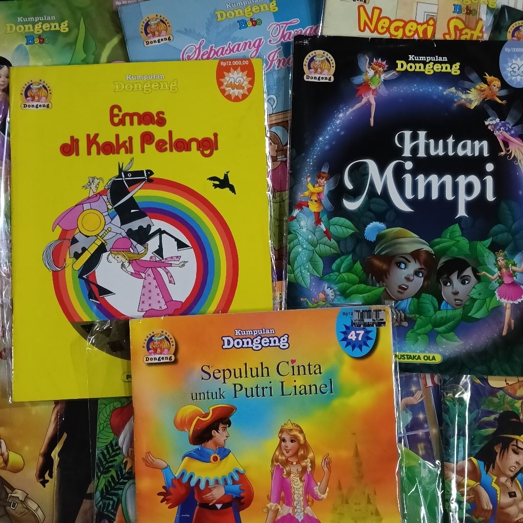 Buku Original • Buku Anak Jadul Kumpulan Dongeng Bobo - Bobo Edisi Khusus Dongeng