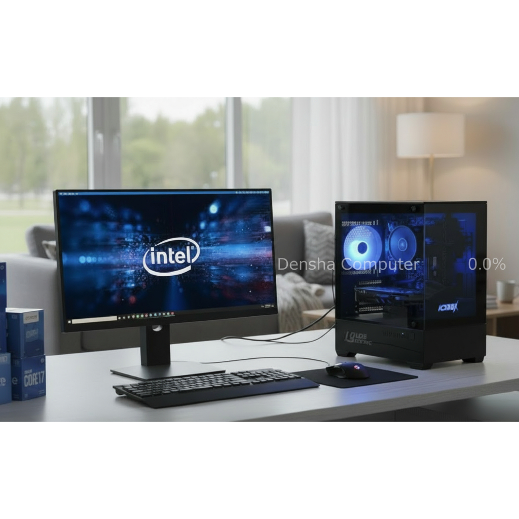1 SET PC DESIGN CORE I7 - RAM 16GB - VGA GTX 750 TI - SSD 256GB - HDD 1TB - MONITOR 19 INC