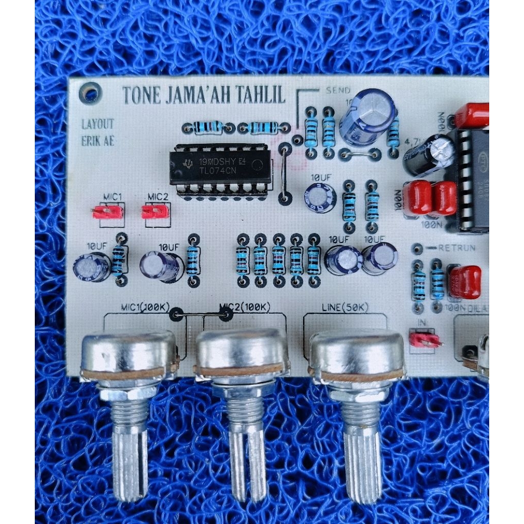 Tone control jama'ah tahlil / tc speaker aktif / tc toa corong / tc karaoke ples  Echo ces tul 2 mic