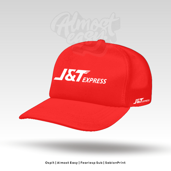 Topi Jaring / Topi Jala | JNT Express | Trucker Caps | Ready Stock | Banyak Pilihan Warna | Unisex |