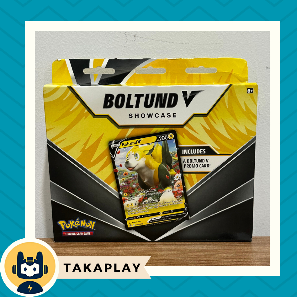 Kartu Pokemon TCG English Inggris Boltund V Showcase Show Case Box 3 Booster Packs Brilliant Stars R