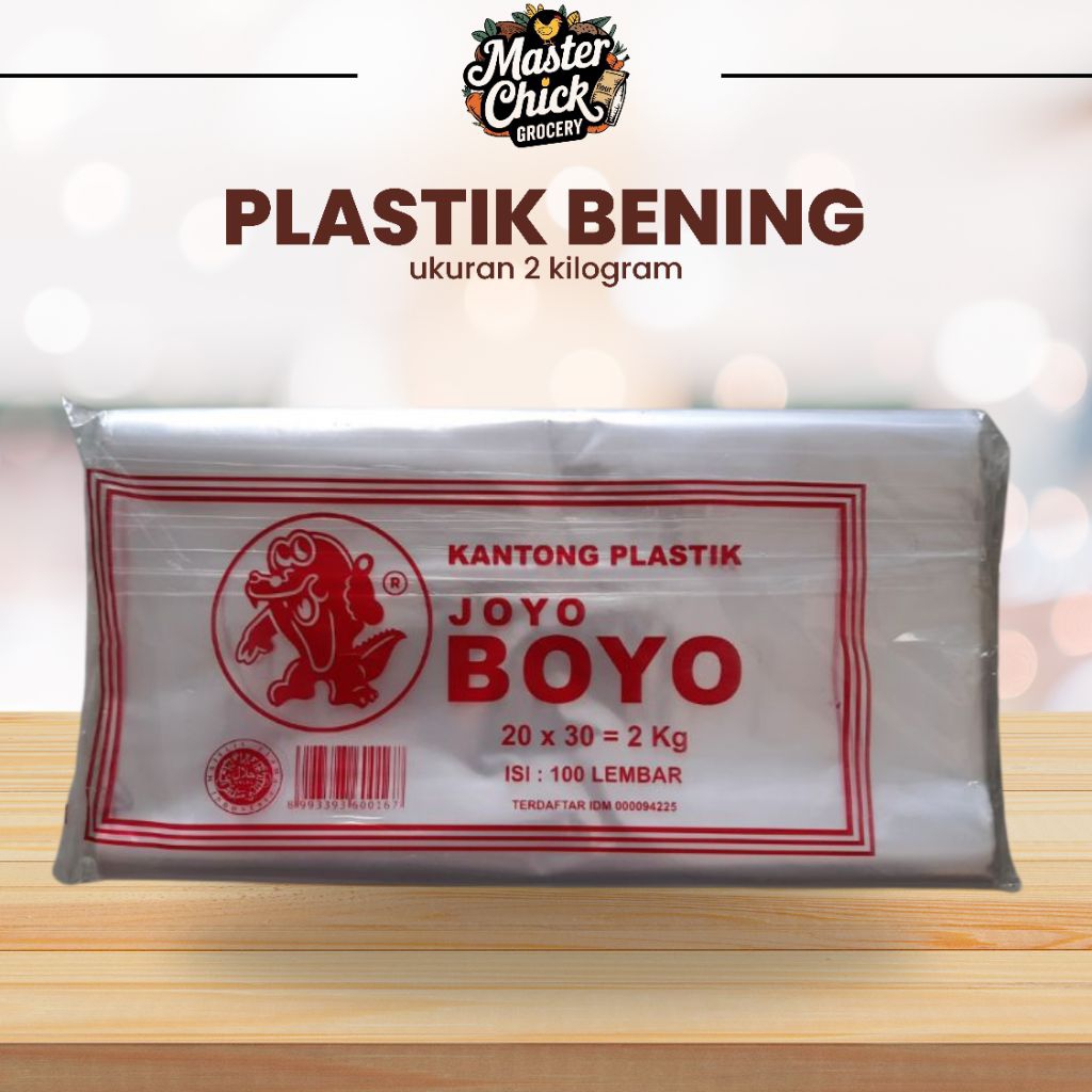 Plastik Bening Ukuran 2 kg - Tebal, Kuat & Transparan