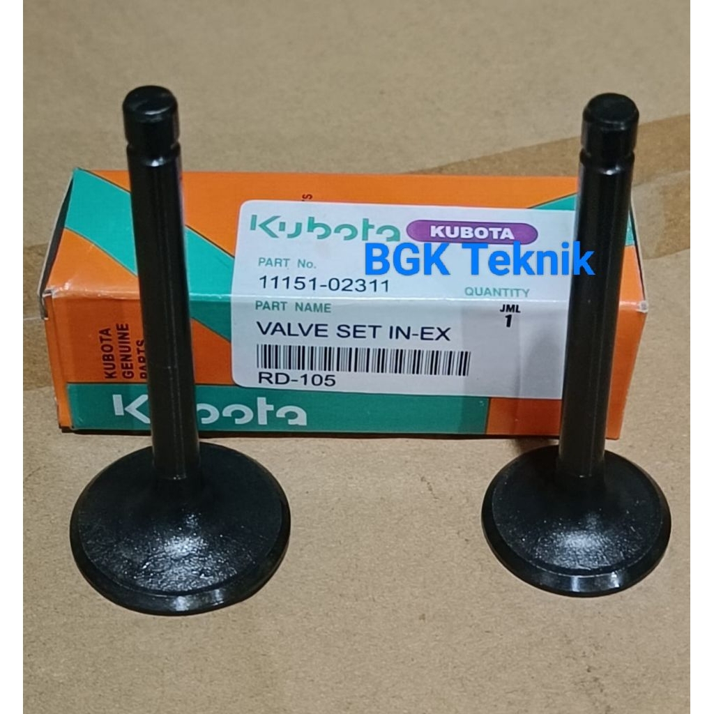 Klep Valve In Ex RD105 Kubota Deisel RD105