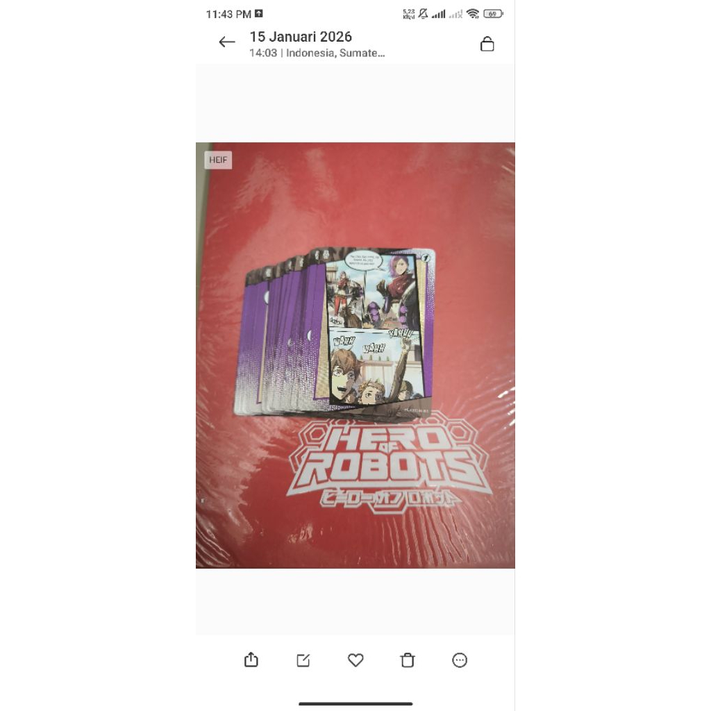 Kartu Kayou set komik 20 pcs set lengkap nomor 1-20