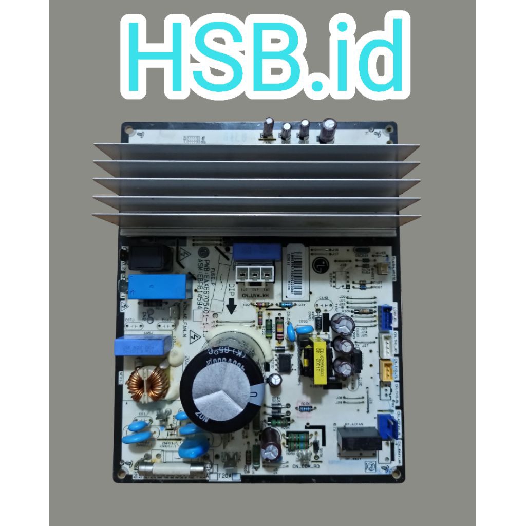 MODUL PCB OUTDOOR AC LG INVERTER 1/2PK EBR814594 ORI BARU