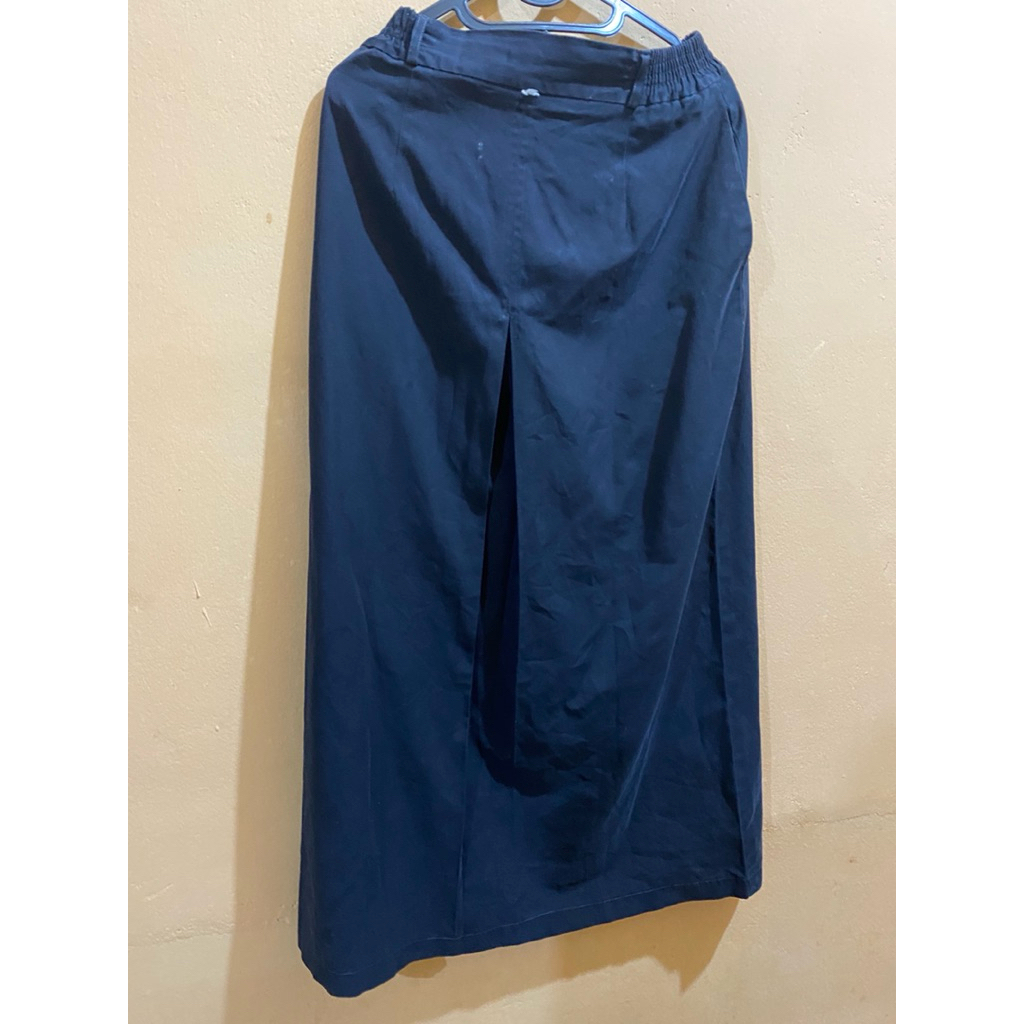preloved rok panjang hitam sekolah